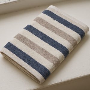 Toalla de baño a rayas 75 x 145 cm